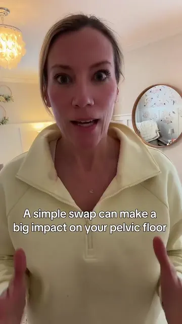 Reel: a simple swap can make a big impact on your pelvic floor